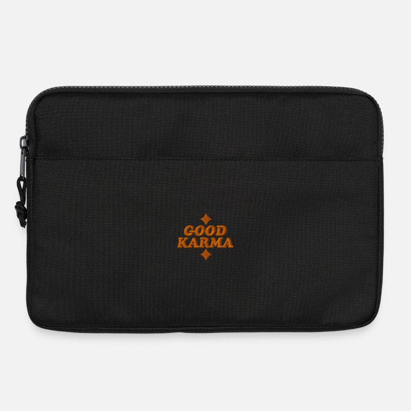 Good Karma Embroidered - Laptop bag 13" - black