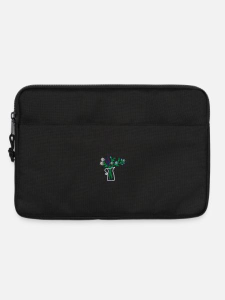 Flower vase - Laptoptasche 13" - Schwarz