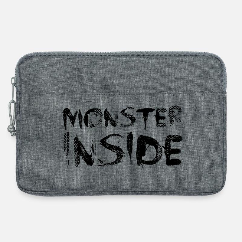 Monster Inside - Laptoptasche 13" - Grau meliert