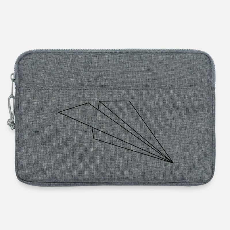 Papierflieger - Laptoptasche 13" - Grau meliert