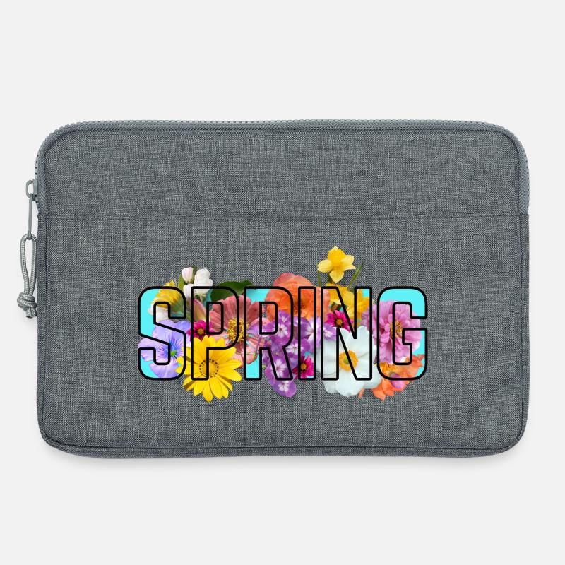 Blaue Quelle - Laptoptasche 13" - Grau meliert