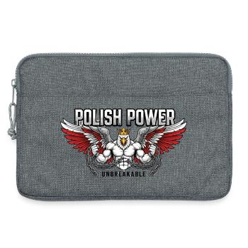 Polnische Kraft – Husaria Gym Beast - Laptoptasche 13" - Grau meliert - Vorne