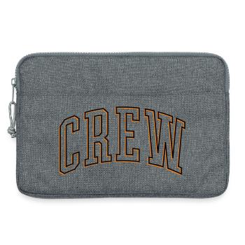 Crew Outline - Laptop bag 13" - heather grey - Front