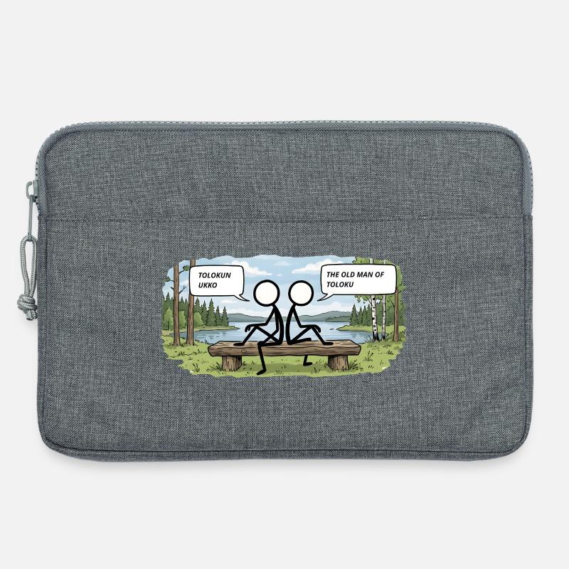 Savo Guys Duo 2 Tale Bench - Laptop bag 13" - heather grey