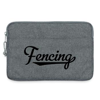2541614 15587940 fencing - Sacoche pour ordinateur portable 13 pouces - gris chiné - Devant
