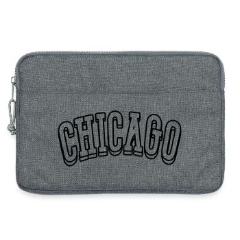 Chemise Chicago - Sacoche pour ordinateur portable 13 pouces - gris chiné - Devant