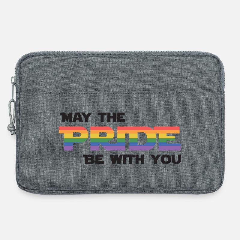 LGBT Pride Month - Möge die Pride mit dir sein - Laptoptasche 13" - Grau meliert
