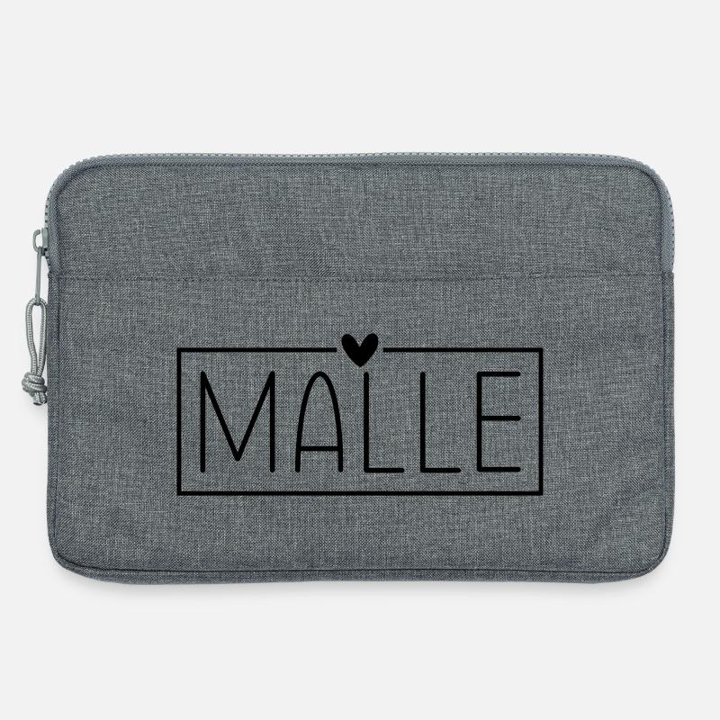Mallorca Malle - Laptoptasche 13" - Grau meliert