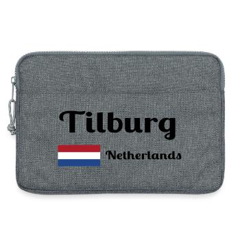 Tilburg, Netherlands- Stylish prints - Laptop bag 13" - heather grey - Front
