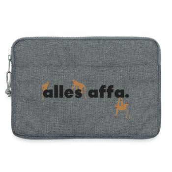 Allesaffa. - Sacoche pour ordinateur portable 13 pouces - gris chiné - Devant