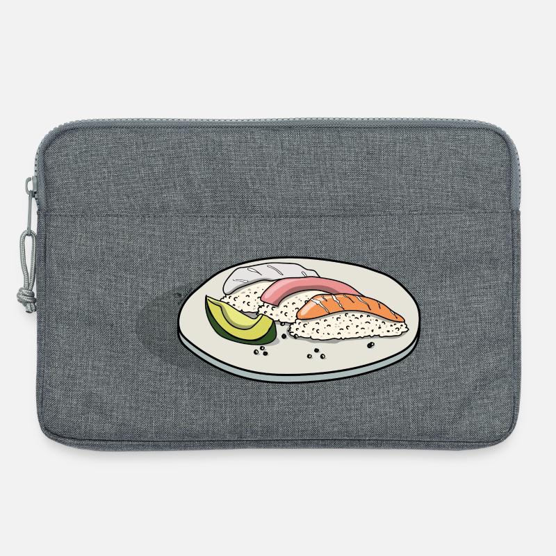 Sushi - Laptoptasche 13" - Grau meliert