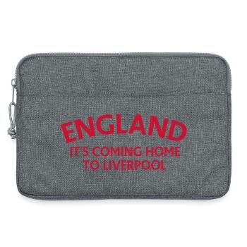 L’Angleterre Elle rentre à Liverpool - Sacoche pour ordinateur portable 13 pouces - gris chiné - Devant