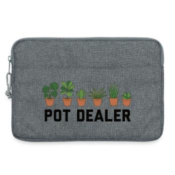 Urban Jungle: Dein lokaler Pot Dealer - Laptoptasche 13" - Grau meliert - Vorne