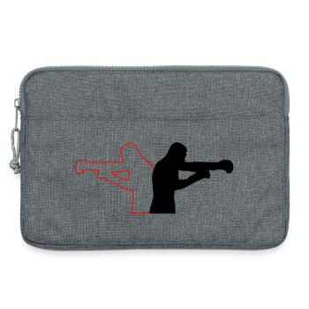 Boxen - Laptoptasche 13" - Grau meliert - Vorne