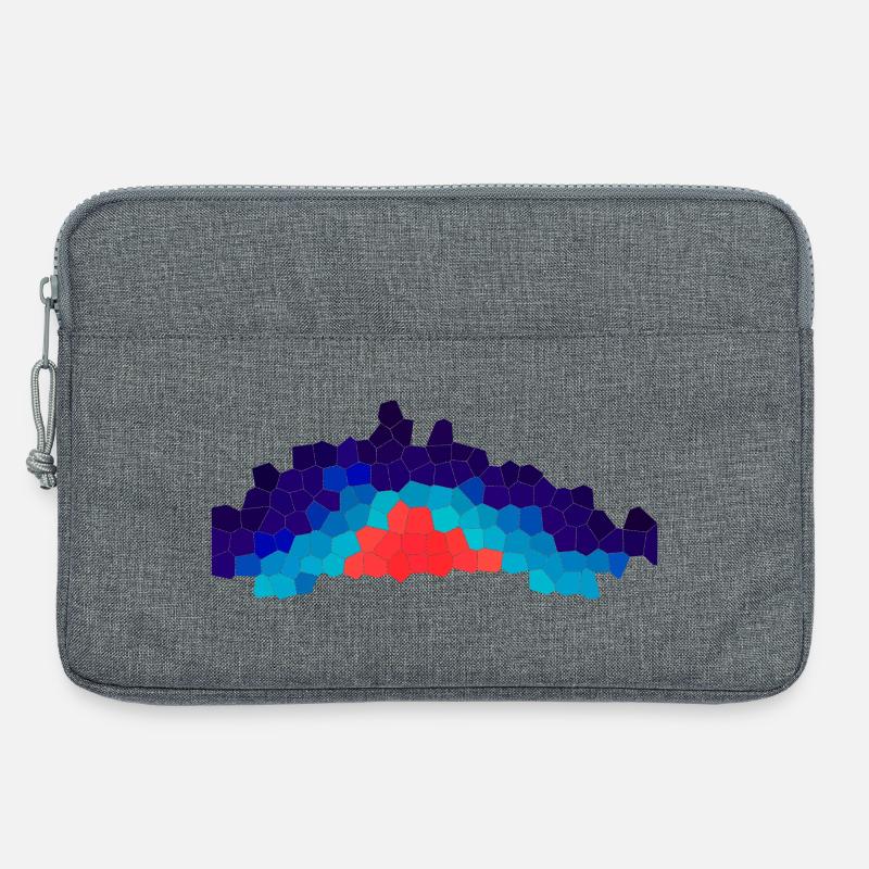 Thermal Core Mosaic - Laptoptasche 13" - Grau meliert