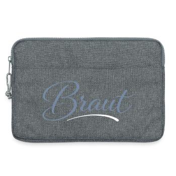 Braut - Laptoptasche 13" - Grau meliert - Vorne