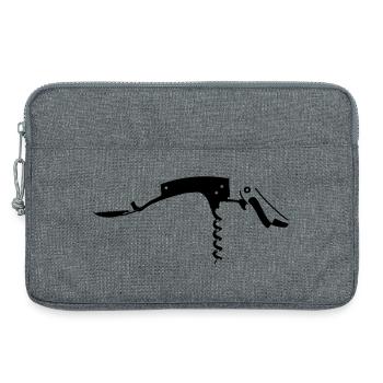 Couteau de serveur - Sacoche pour ordinateur portable 13 pouces - gris chiné - Devant