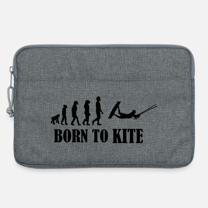 Kiteboard,Kiteboarder,Kite,Kiteboarding,Sea,Board - Laptop bag 13" - heather grey