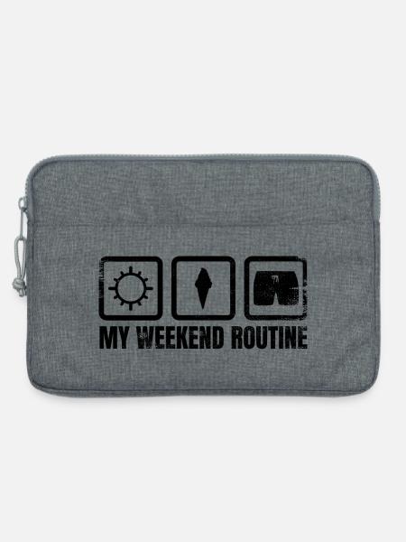 Eiscreme Wochenende - Laptoptasche 13" - Grau meliert