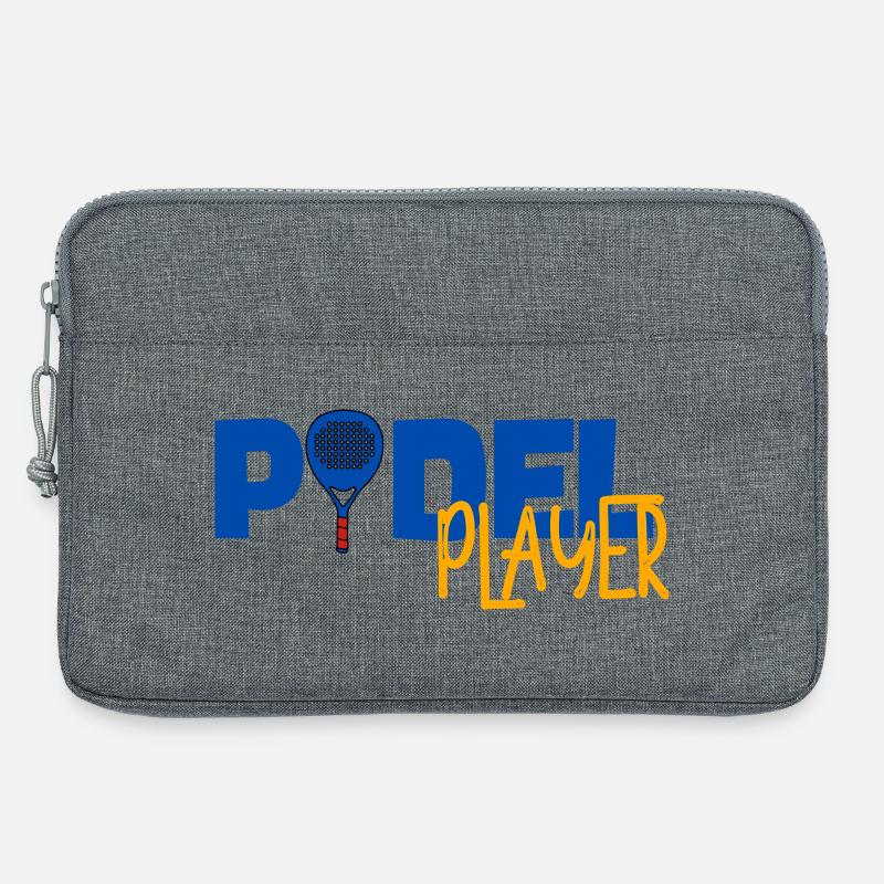 Padel-Spieler - Laptoptasche 13" - Grau meliert