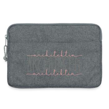 Architektin Geschenk Architektur Beruf - Laptoptasche 13" - Grau meliert - Vorne