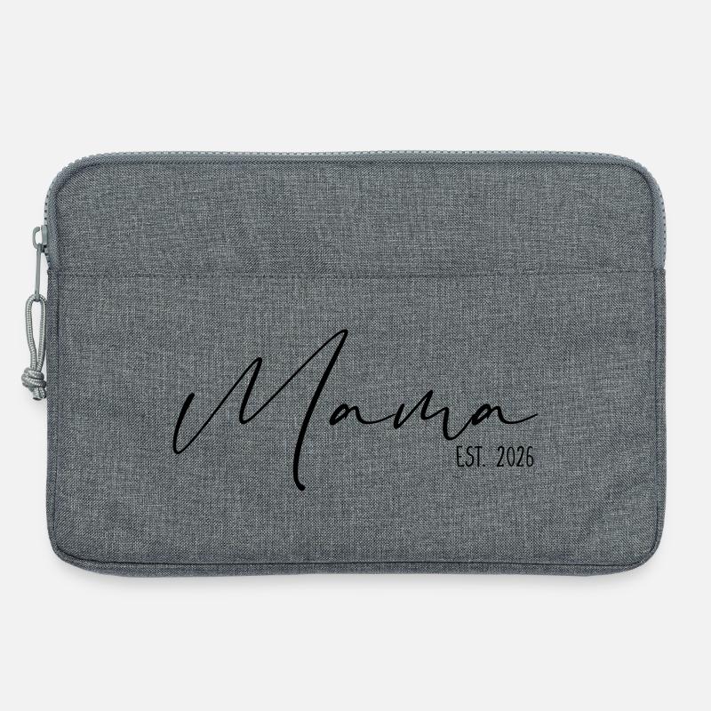 Mama est 2026 - Laptoptasche 13" - Grau meliert