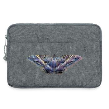 Blauer Schmetterling - Laptoptasche 13" - Grau meliert - Vorne