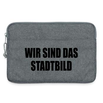 Nous sommes le paysage urbain - Sacoche pour ordinateur portable 13 pouces - gris chiné - Devant