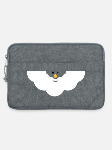Cuddly Cloud Face - Laptop bag 13" - heather grey