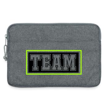 team- - Laptoptasche 13" - Grau meliert - Vorne