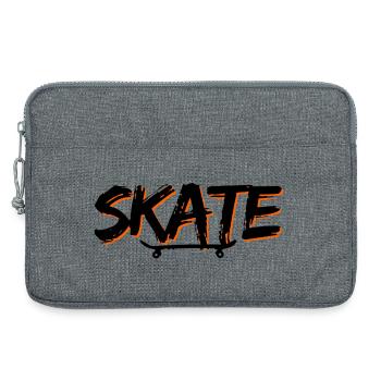 Skate Bold Graffiti Design - Laptoptasche 13" - Grau meliert - Vorne