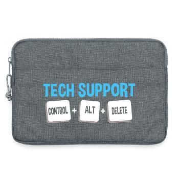 Tech Support - Laptoptasche 13" - Grau meliert - Vorne