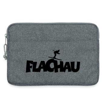 Flachau Ski Skifahrer Wintersport - Laptoptasche 13" - Grau meliert - Vorne