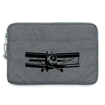 Antonov 2 - Sacoche pour ordinateur portable 13 pouces - gris chiné - Devant