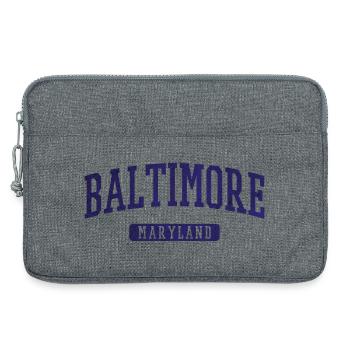 Baltimore Maryland Vintage Arc Print - Laptoptasche 13" - Grau meliert - Vorne