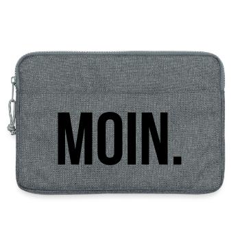 MOIN. T-shirt Amoureux de la côte nord-allemande Hambourg - Sacoche pour ordinateur portable 13 pouces - gris chiné - Devant