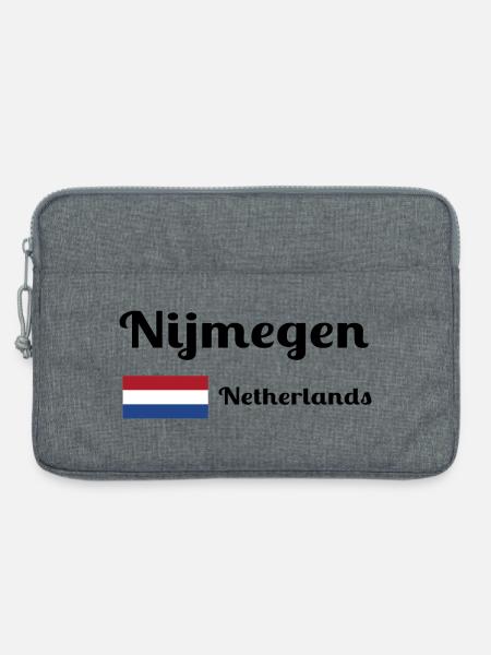 Nimwegen Niederlande - Stylische Drucke - Laptoptasche 13" - Grau meliert