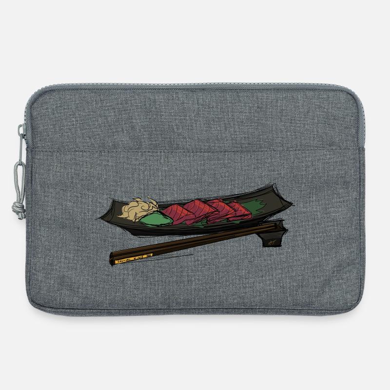 Sashimi King - Laptoptasche 13" - Grau meliert