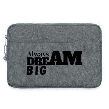 T-shirt typographique Rêve Gros - Sacoche pour ordinateur portable 13 pouces - gris chiné - Devant