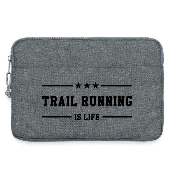 Running / Jogging / Run / Trail / Sport - Laptop bag 13" - heather grey - Front
