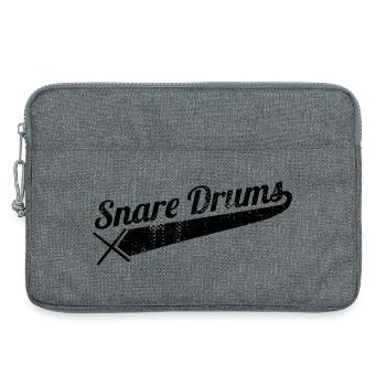 Tambour latéral - Sacoche pour ordinateur portable 13 pouces - gris chiné - Devant