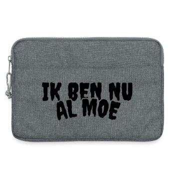 For those who are already tired before the day starts # - Laptop bag 13" - heather grey - Front