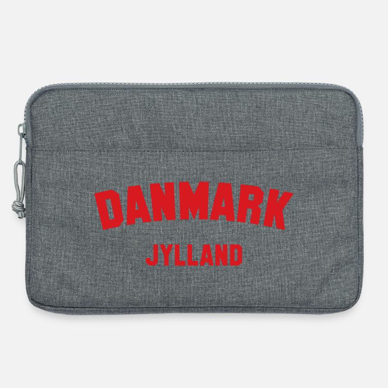 JYLLAND Denmark Dänemark - Laptoptasche 13" - Grau meliert