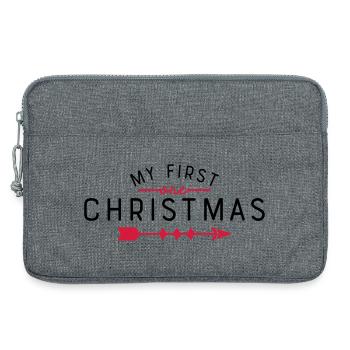 my first Christmas - Laptoptasche 13" - Grau meliert - Vorne