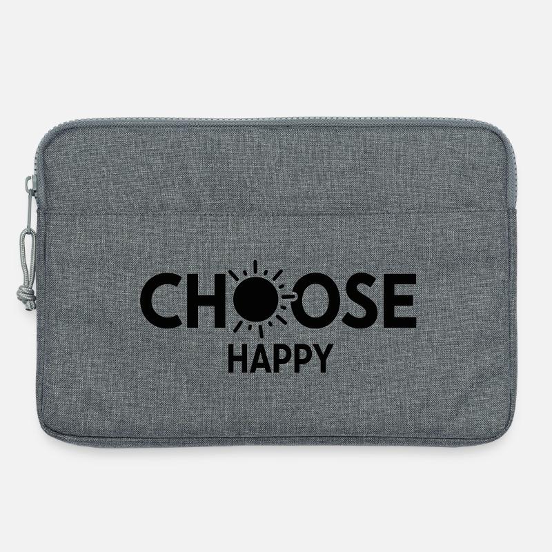 Bright Sunburst Wählen Sie Happy Design - Laptoptasche 13" - Grau meliert
