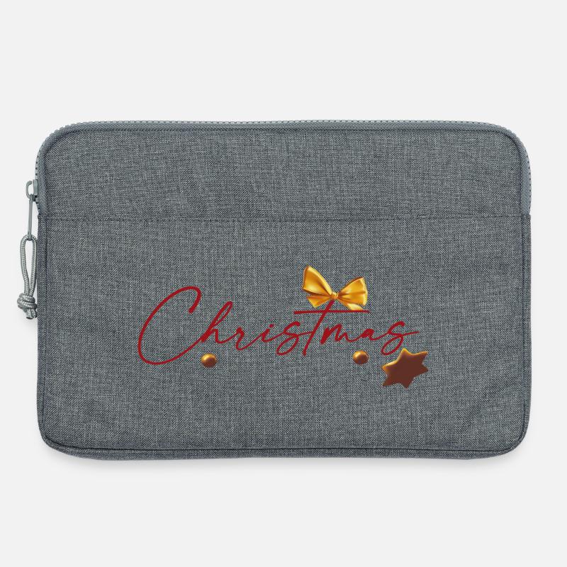 Weihnachtszauber  - Laptoptasche 13" - Grau meliert
