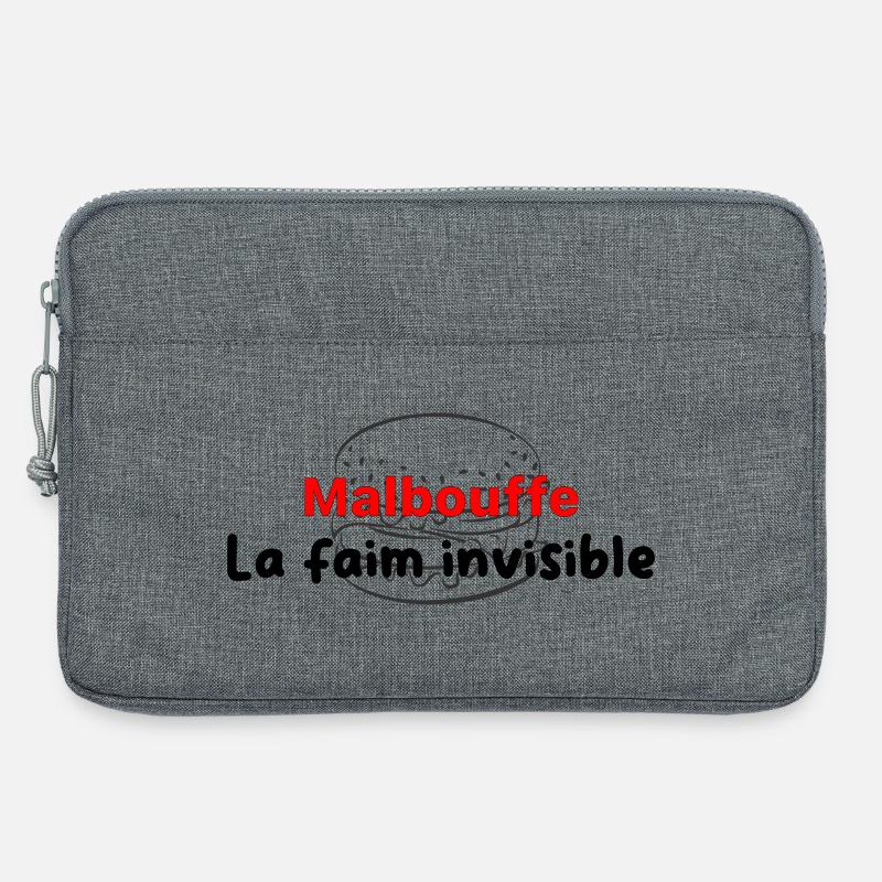 Malbouffe_la_faim_invisibMle - Laptoptasche 13" - Grau meliert