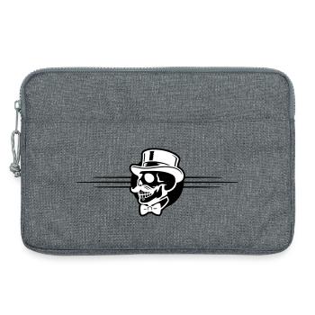 Bräutigam Skelett - Laptoptasche 13" - Grau meliert - Vorne