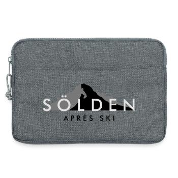 Sölden Apres Ski Berge Wintersport - Laptoptasche 13" - Grau meliert - Vorne