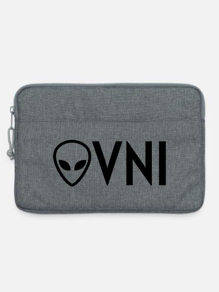 Ufo Alien Raum außerirdisches Aussenseiter - Laptoptasche 13" - Grau meliert